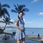 '40세 자연임신' 강은비, 확 티나는 D라인..변준필과 <b>태교</b>여행