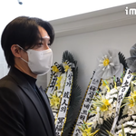  故이순재 빈소 <b>조문</b> "아내 이다인과 병문안 다녀왔었는데…"