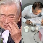 남았다"…'90세 첫 대상' 故 이순재, <b>부축</b>받고 '오열' 진심 "늘...