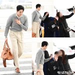 '신민아' 김우빈, 결혼 발표 후 첫 포착…출국길까지도 '예의 <b>만점</b>'