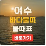 [ㅋㅋㅋㅋㅋ] 여수 <b>바다</b> 물때표 장도