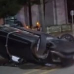 고등학교 앞서 음주운전 차량 <b>전복</b> 사고