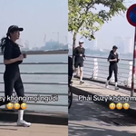 [모두드루와] 수지-김선호, 베트남서 포착…마스크 벗고 <b>런닝</b> 즐겼다...