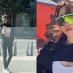 이지아, 47세에 <b>크롭</b>티+레깅스 입고 드러낸 탄탄한 몸매