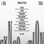 아이들, 2026 월드투어 개최…2월 서울서 첫 공연