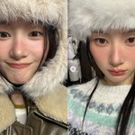 [해시태그] 올해는 털모자 유행하겠네…<b>정채</b>연, 심각하게 귀여운 겨울...