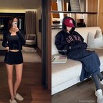  홈웨어는 파격·외출룩은 <b>소박</b>…낮과 밤 '반전 매력' [해시태그]