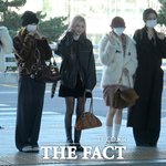 [현장FACT] '가을 헤메코'가 대세? 아이브 대만 출국길서 돋보인...