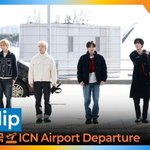 킥플립, <b>만찢남</b> 소년들~(출국)[뉴스엔TV]