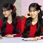 열애설' 하루 만에 팬사인회…우는 팬에 "울지마" [<b>MD</b>이슈]