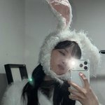 에스파 윈터, 토끼 인형탈 쓰고 애교 폭발..걸그룹 톱미모