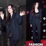 이선빈, 남친 이광수 입었나? 강렬한 오버핏 <b>파워</b>우먼 슈트룩