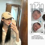  아이 <b>친부</b>와 갈등→홀로 출산 후 아들 공개 "둘이 힘내보자"