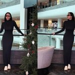  빈틈없는 올블랙 롱드레스의 <b>위엄</b>..."이것이 톱모델 클래스"