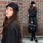 고아라, 분위기 끝냈다! 블랙 캡의 레이디 시크 테일러링 코트와...