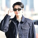 [현장포토] "멋짐이 묻었어"…재찬, 자체<b>발광</b> 출국