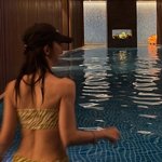 <b>이주빈</b>, 아찔한 지브라 비키니 자태‥탄탄한 등근육 섹시하네