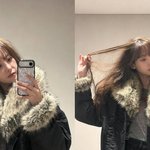 퍼 아우터 입고 전한 겨울 근황…<b>차분</b>해진 분위기 눈길 [MD스타]