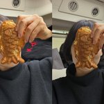  붕어빵 인증샷…얼굴이 작은 건가 붕어빵이 큰 건가 [<b>MD</b>스타]