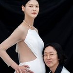 임신 중 D라인 공개 "29주 <b>만삭</b>"..출산 예정일 내년 2월...