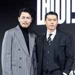 [현장포토] "이 투샷, <b>강렬</b>해"…정우성·현빈, 남자의 향기