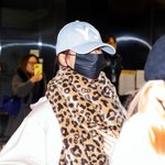 [사진]아이브 리즈, <b>호피</b> 무늬 우아한 목도리