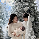 '누가 뭐<b>래도</b> 행복' 이시영, 세 가족 크리스마스 가족 사진 공개