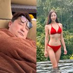 연상 윤정수에 "넌 잘 때 제일 <b>얌전</b>"…신혼여행 중 무슨 일이래