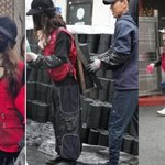 '연탄 지게 멘' 뉴진스 다니엘, <b>어도어</b> 복귀 통보 후 션과 봉사...