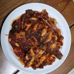 오징어<b>볶음</b>햇는데 ㄱㅊ음?