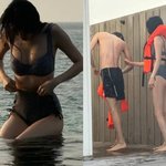 선미, 비키니샷에 등장한 <b>의문</b>의 남성…단 둘이 갔나[스한그램]