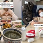 서하얀, 아침 7시부터 차린 임창정 생일상‥<b>반찬</b>에 초 꽂고 축하