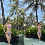 '윤정수' 원진서, 연이은 섹시 비키니 자태.."그저 감사하고...