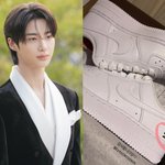 변우석, 센스 넘치는 산타…스태프들에 <b>각인</b> 운동화 선물