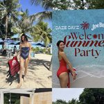 '돌싱맘' 한그루, 야자수 아래서 뽐낸 <b>수영복</b> 자태