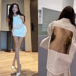 ‘금융맨’ 효민, <b>상의</b> 탈의한 줄‥과감 백리스 착시 효과