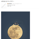 <b>보름달</b>을 끌고가는 여객기