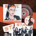 스테이씨 2월<b>음반</b> 솔로판 목업