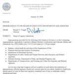 [속보] 미국 예산관리국(OMB) 미국 정부 31일 <b>자정</b>부터 셧다운