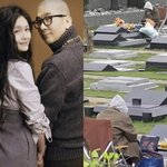 폭우 속 묘지 찾은 <b>구준엽</b> "희원이는 더 힘들다" 끝내 오열