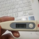 3시 <b>해열제</b> 먹고 다시 쟀어