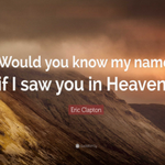 알 수 있을까요? (Would You Know <b>My</b> Name?)