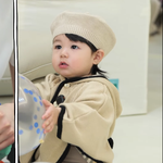 모자도 잘 쓰고 다닌다는 심하루 <b>아기</b>