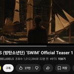 방탄 <b>타이틀</b> SWIM 티져떴는데