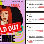 <b>제니</b> 롤라팔루자 하루도 안돼서 티켓 전부 매진