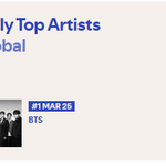 [군대] 글포티 아티스트<b>차트</b> 6일째 1위