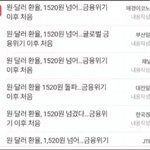 [민주당위험] <b>환율</b>....