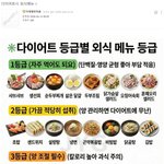 다이어트시 외식메뉴