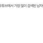 올해 한국유튜브 남돌 검색량 순위