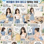 여자들이 옷이 없다고 <b>말</b>하는 이유